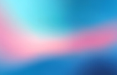 Obraz premium An abstract design with blurred lines and a gradient of blue, teal, and white.