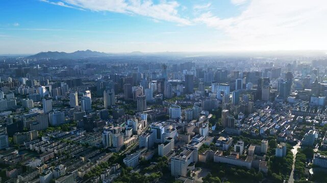 Urban Scenery of Gongshu District, Hangzhou City, Zhejiang Province, China