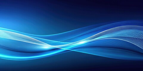 Blue minimal wavy lines abstract futuristic tech background, blue, minimal, wavy, lines, abstract, futuristic, tech