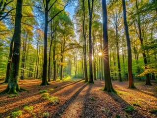 Tranquil Forest Landscape for Nature Lovers and Outdoor Enthusiasts