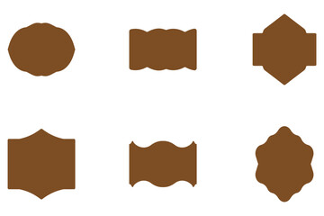 Brand label frame set design