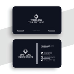 Obraz premium Professional and Minimalist Business Card Design.