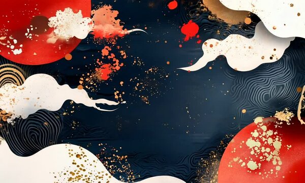 color pattern on background