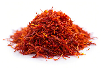 Saffron,isolated on white background