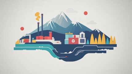 Cotopaxi Sustainable Product Lifecycle in Colorful Infographic Motion