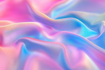 Obraz premium Brilliant colorful gradient background showcasing data corruption distortion. Ethereal pastel holographic soft focus banner with digital grainy noise effects for a vintage vibe