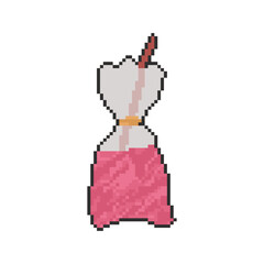 Indonesia ice drink pixel art