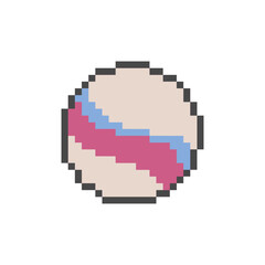 Fototapeta premium glass marbles game pixel art