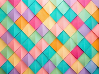 Obraz premium Embrace minimalist design with a soft pastel geometric square pattern background. This chic decor piece enhances social media aesthetics and elevates your wall art effortlessly.