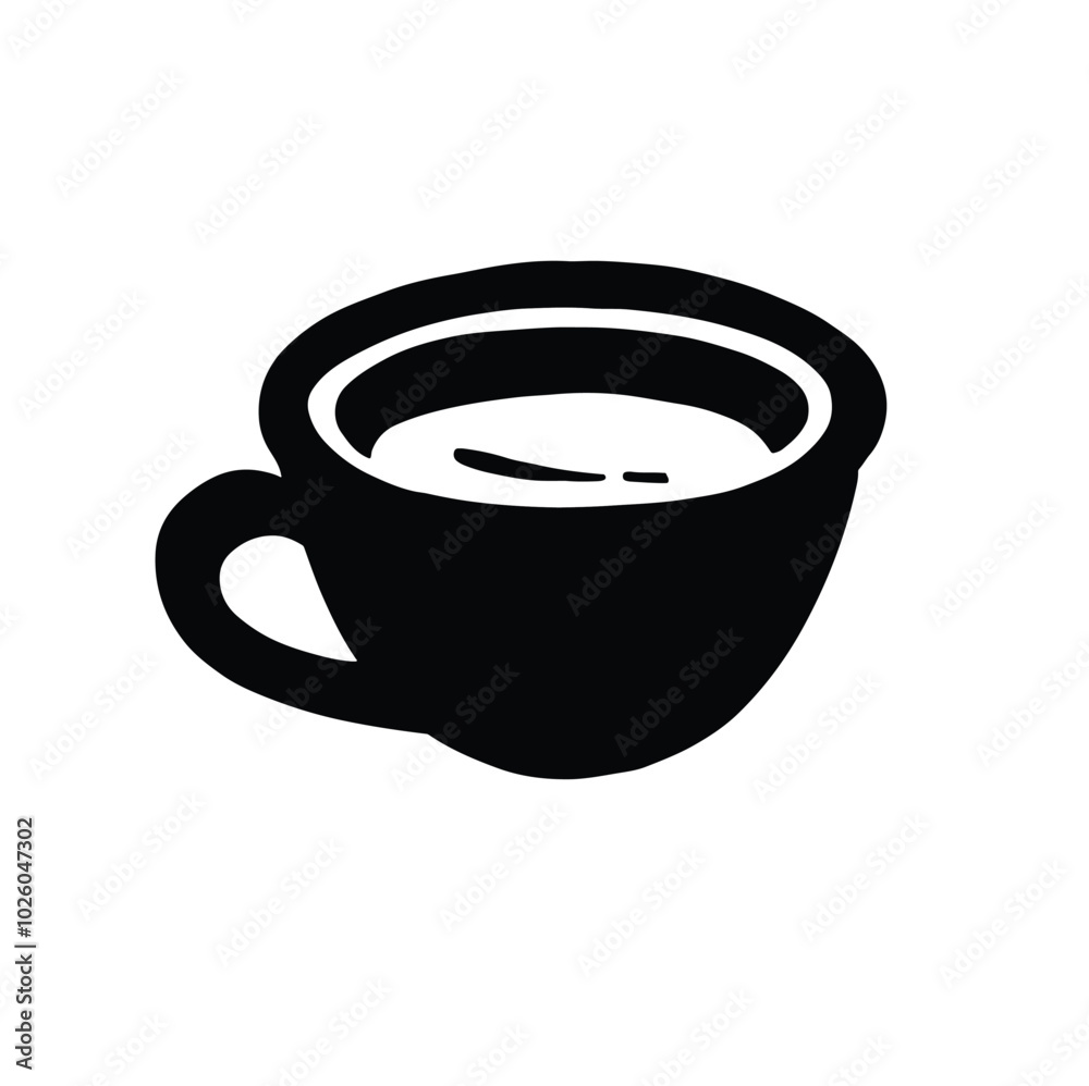 Wall mural coffee cup logo template vector icon design. vector illustration