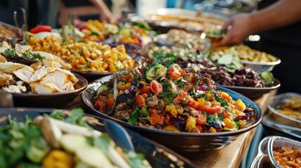 An international food festival celebrating cultural diversity through global cuisine, with tastes from every continent.