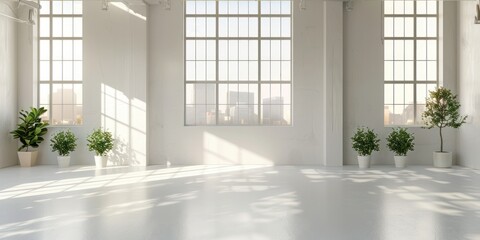A minimalist beauty studio with clean lines and natural light.