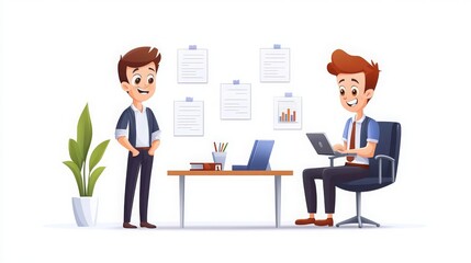 Business Team Concept Illustration for Marketing Use