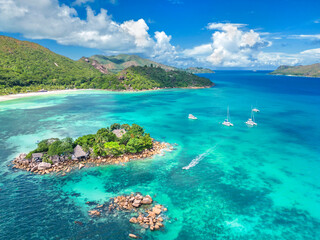 View of  Praslin Island Seychelles © ewelinaf