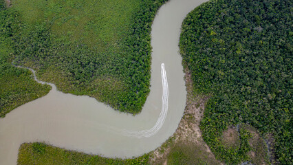 Visão Aérea do Alto do Guaraú em Peruíbe, São Paulo, Brasil