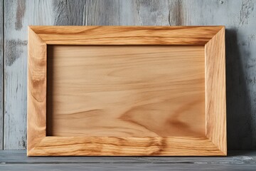 a light wood 9:16 blank frame