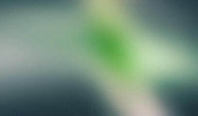 Smooth green gray color gradient grainy texture backdrop design, vibrant colors flow wave shaped noisy gradient, glowing bright web banner and poster