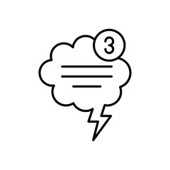 Text Message vector icons stock illustration