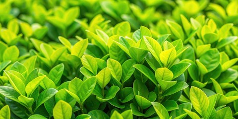 Obraz premium In a bright, natural setting, rich green, cube-shaped foliage creates a lush aesthetic, ideal for design projects and versatile background applications.