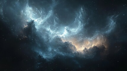 Fototapeta premium Mystical Cosmic Nebula