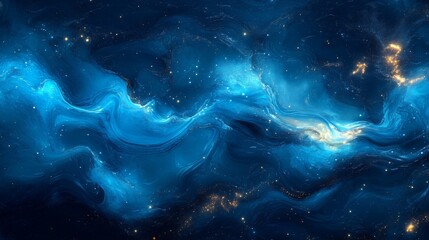 Fototapeta premium Mystical Cosmic Landscape