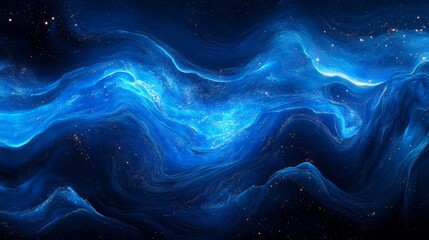 Obraz premium Abstract Cosmic Waves