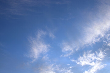 blue sky with clouds