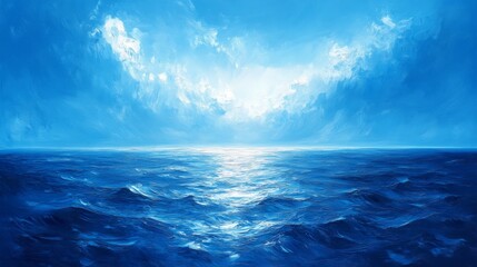 Obraz premium Ethereal Ocean Sunrise