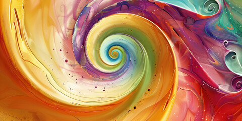 A spiral of hope, depicting the potential for growth and recovery in mental health treatment.