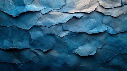 Fototapeta premium Abstract Blue Paper Texture