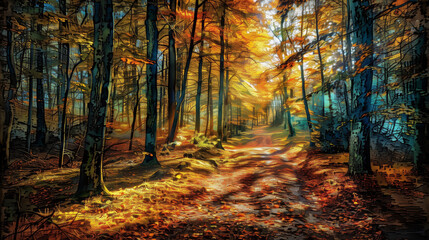 Fototapeta premium Wald