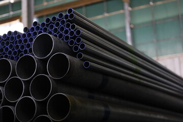 steel pipe product group square pipe Construction steel products such as black steel pipes, image...