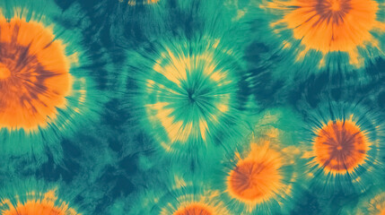 A psychedelic tie-dye pattern 