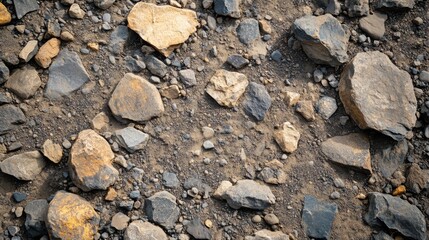 Rocky Terrain with Mixed Stones