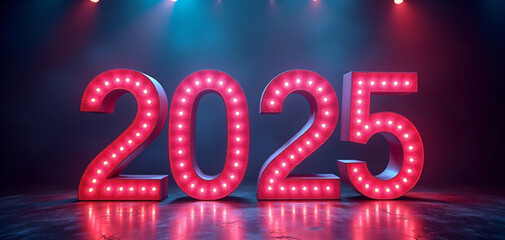 The calendar has turned to a fresh start as the year 2025 unfolds against a vibrant stage backdrop._00001_