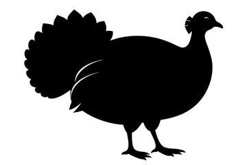 Turkey Silhouette vector illustration