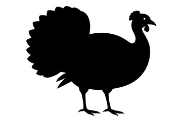 Turkey Silhouette vector illustration