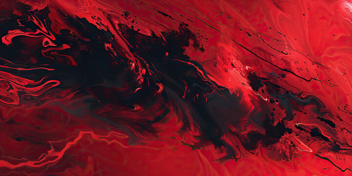 Flashbacks in Haunting Red and Black Abstract Background