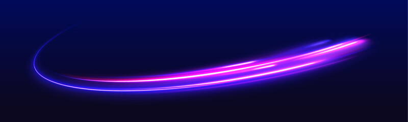 Fototapeta premium High tech lines, studio product, future cyberspace concept. Vector futuristic empty neon background.