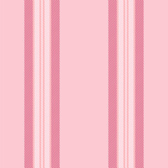 Dreamy lines fabric background, bold pattern seamless vertical. Cozy stripe texture vector textile in light and red colors.