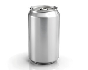 Aluminium blank can for mockup design