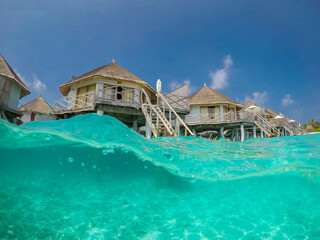 beach resort underwater maldives