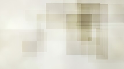 Obraz premium Minimalist geometric composition, simple rectangles, pale cream and gray background, clean vector style illustration. Space for text or content. For business, card, banner, marketing, advertising.