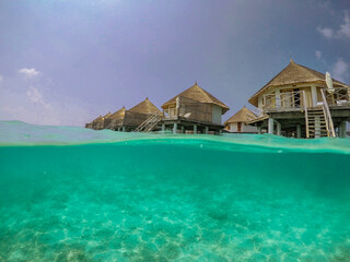 beach resort underwater maldives