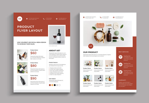 Product Flayer Layout