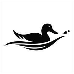 duck icon illustration ,duck icon, duck illustration, duck vector, duck silhouette, cartoon duck, duck logo