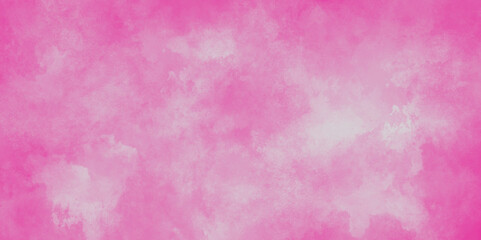 pink wall background. pink watercolor background painted empty smooth paper texture, Pink watercolor texture with fogg and clouds, abstract vintage seamless concrete dirty cement .