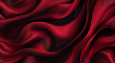 Obraz premium red silk background, flatly 