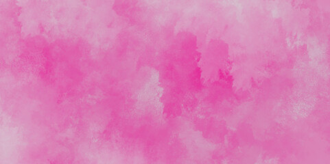 pink wall background. pink watercolor background painted empty smooth paper texture, Pink watercolor texture with fogg and clouds, abstract vintage seamless concrete dirty cement .
