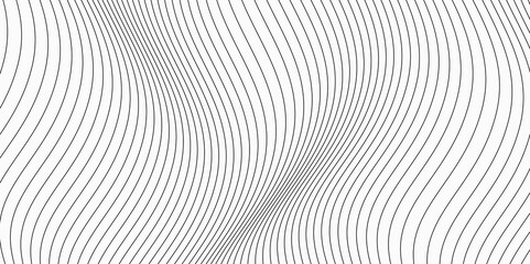 Gray wave curve lines abstract background with flowing particles. grey and white vector design 3D lines in perspective, curve and wave lines in motion, smooth and soft backdrop. © Eva moni
